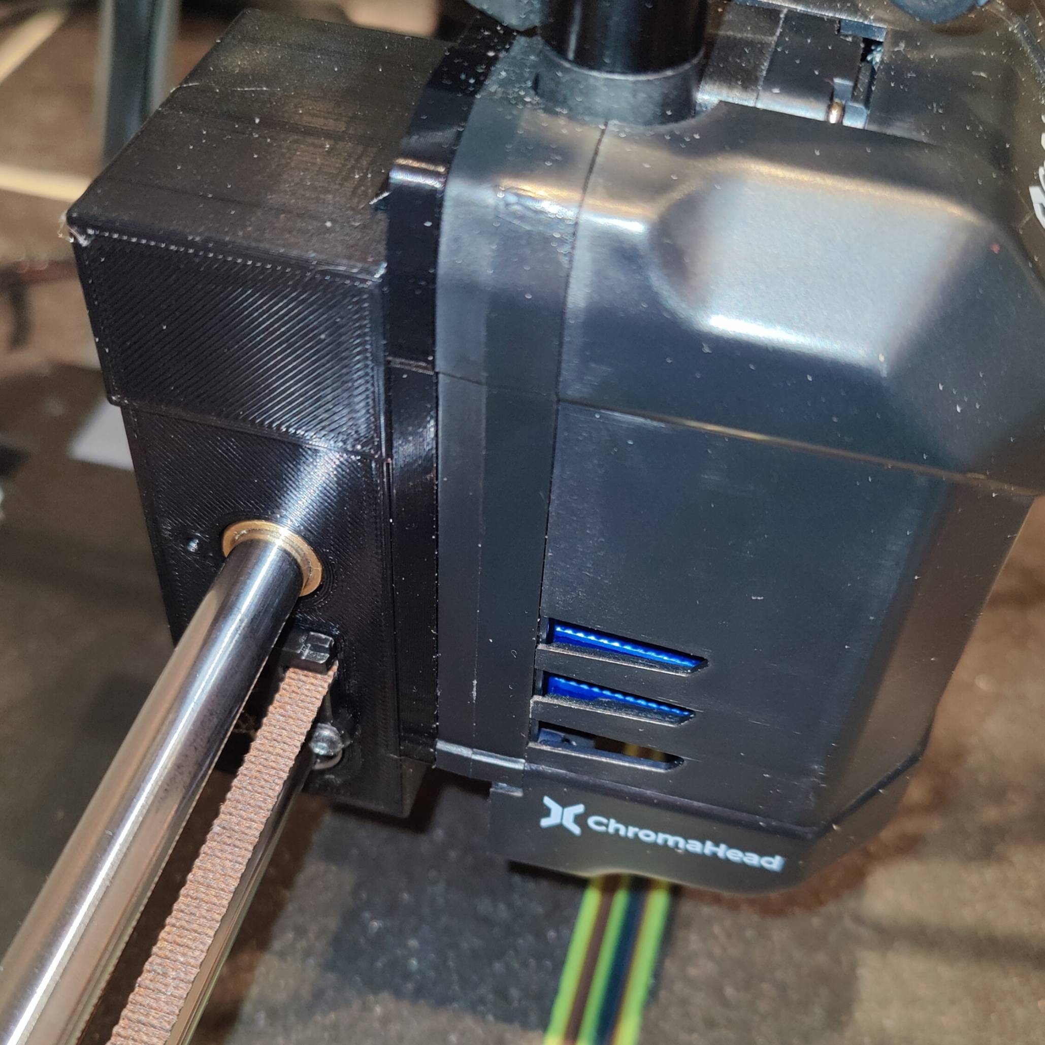 Ender-3 V3 Plus X carriage for Coprint Chromahead