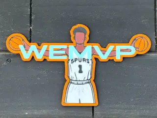 WEMVP Wall Art | Spurs Fan Art