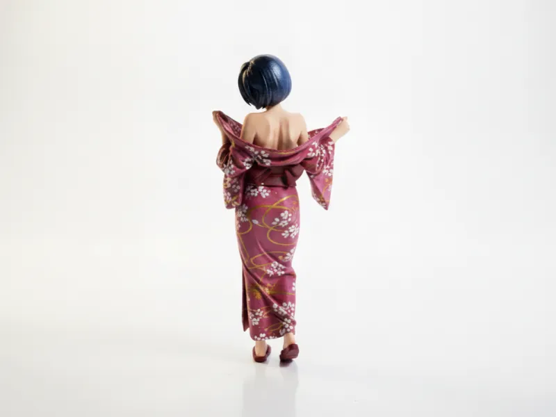 Lady Undressing Figurine Female Figure 3D Printable