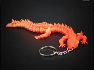 Dragonsnake Keychain! - Articulated - Print in Place