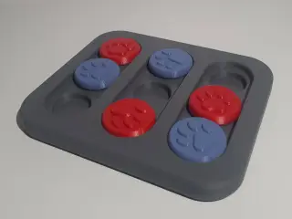 Cat treat puzzle board