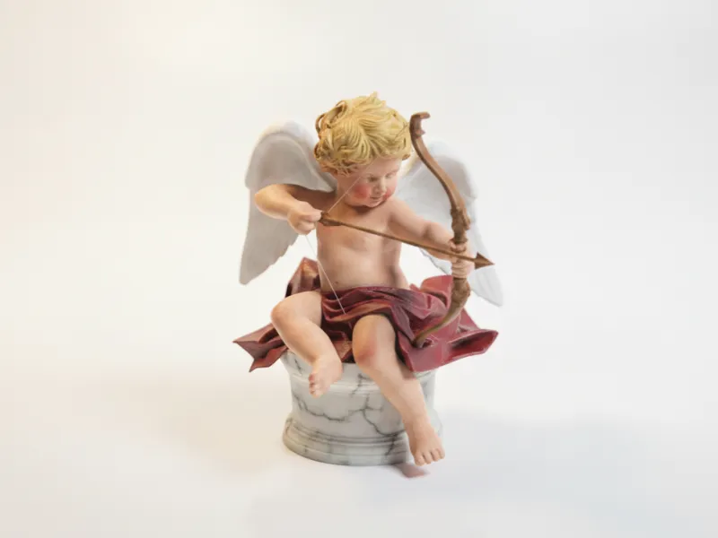 Cupido Standbeeld Klassieke Mythologie 3D Printbaar