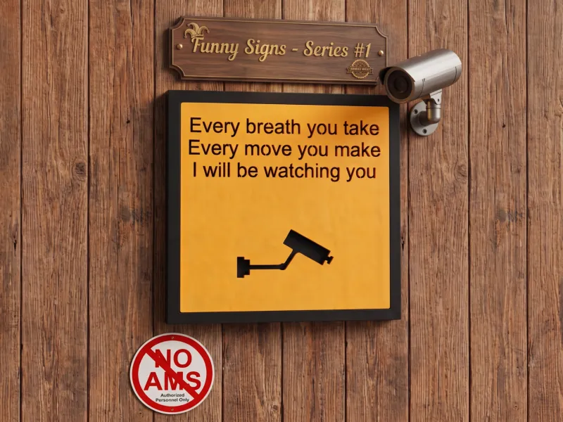 Grappig Camera Bord