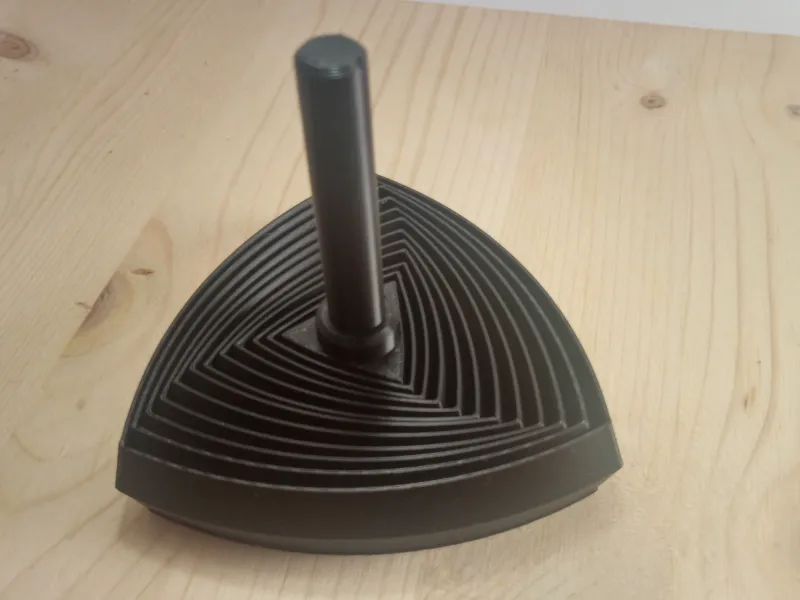 Fractale Reuleaux-driehoek Fidget met Handvat