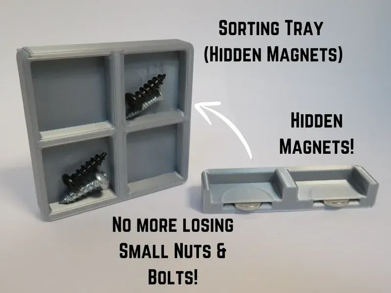 Magnetic Tray (Hidden Inserts)