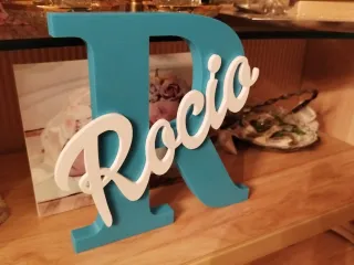 INICIAL R CON NOMBRE ROCIO