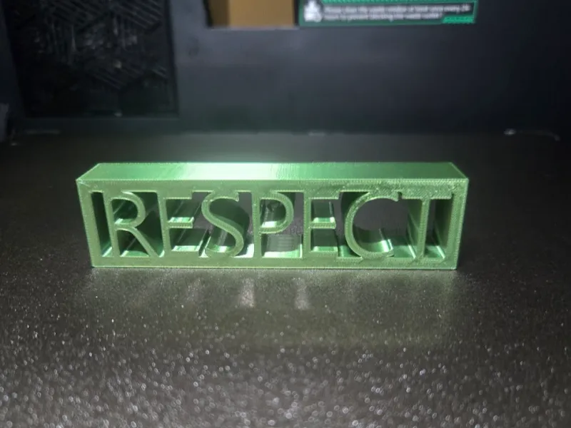 Um pouco de respeito