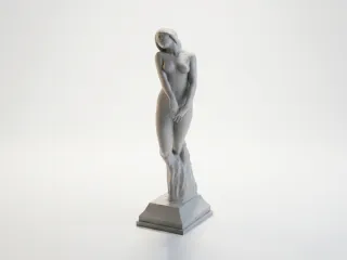 The Mist Female Figure Statue 3D Printable