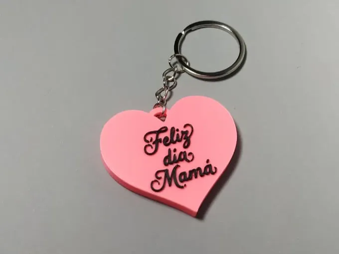 Chaveiro Dia das Mães - Coração
