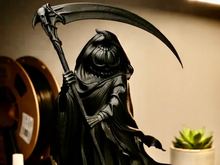 Pumpkin Grim Reaper