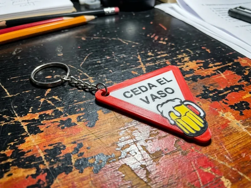 Keychain Ceda _ el _ vaso