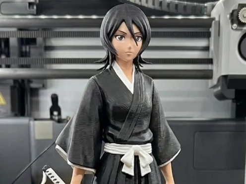 Rukia Kuchiki – Bleach Anime Shinigami Figürü (STL / Fanar