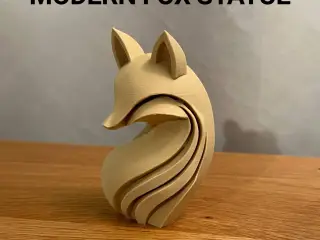 Modern Fox Statue