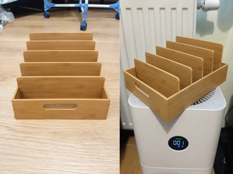 Organizador de bambu