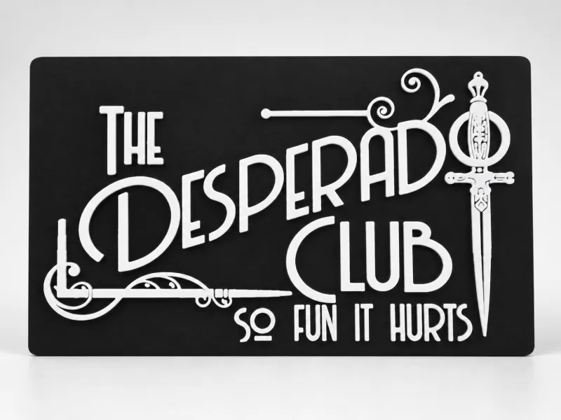 Enseigne du Desperado Club (Dungeon Crawler Carl)