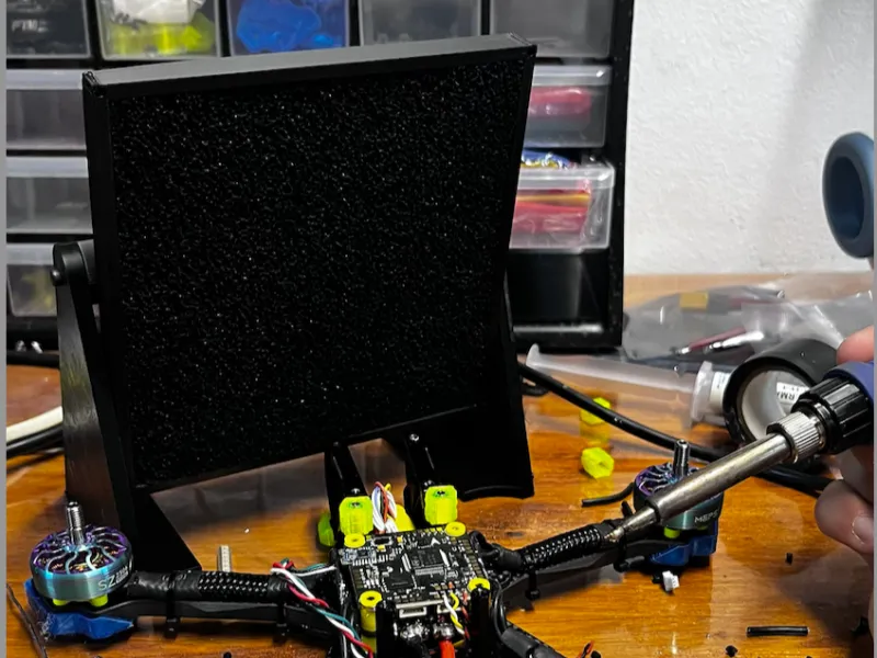 Solder Fume Extractor: Active Carbon Filter Mount