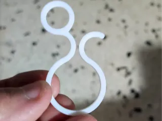 Gancio per cavi o fili con Occhiello per appenderlo