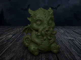 Baby Cthulhu Halloween Decor
