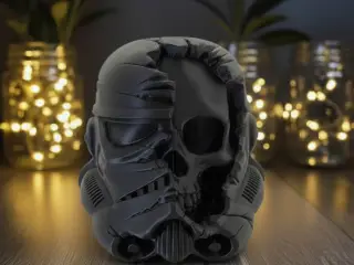 Stormtrooper skull helmet