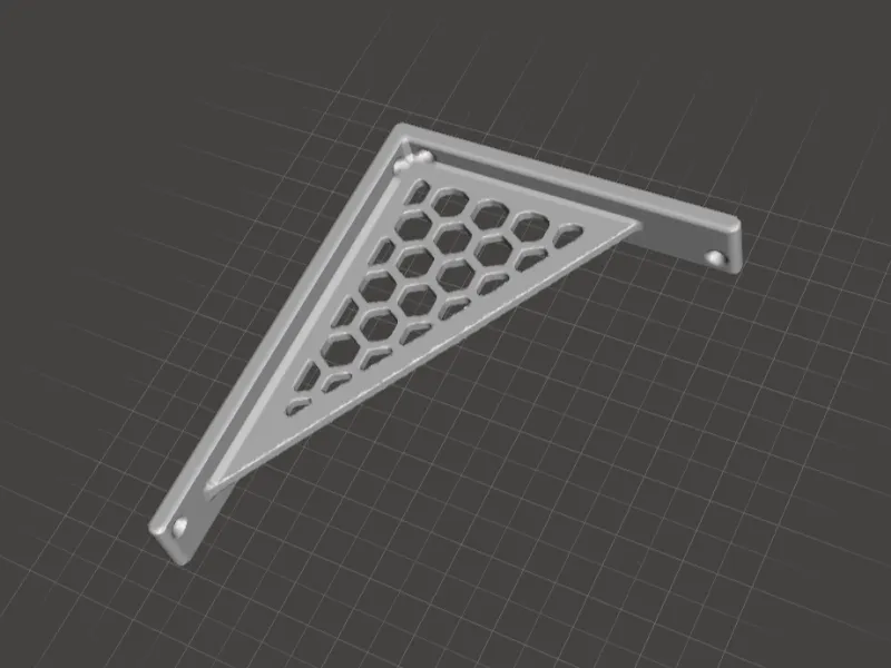 Hexagon Shelf Brackets