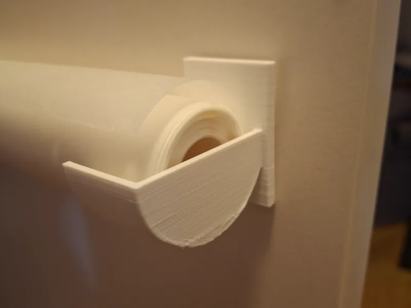 Support pour rouleaux de papier d'aluminium ou de papier