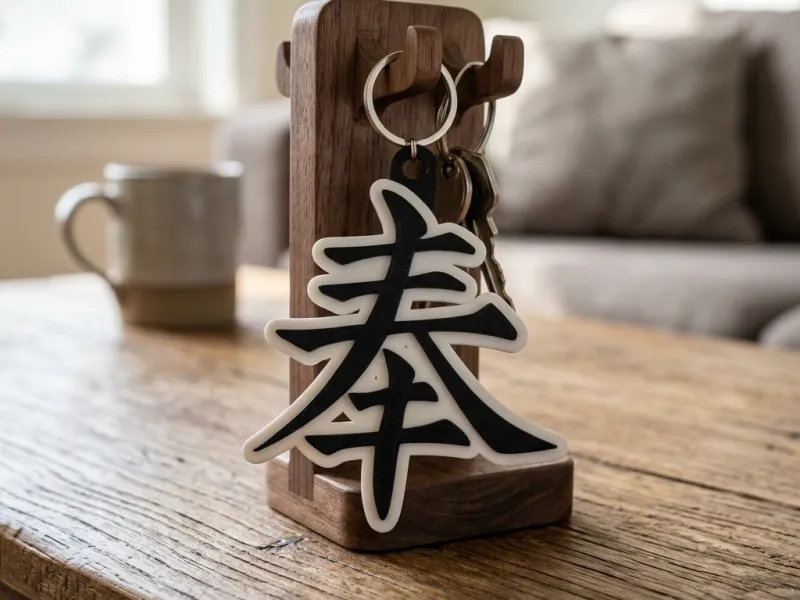 Llavero Believe/creer Simbologia China