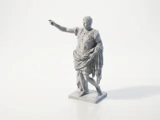 Augustus Prima Porta Classical Statue 3D Printable