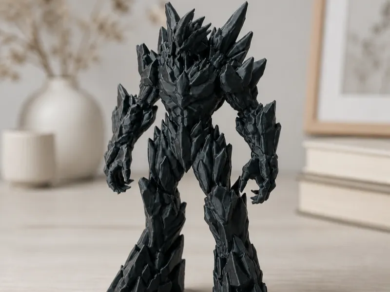 Crystal Goliath - Intricate Rock Monster Figure