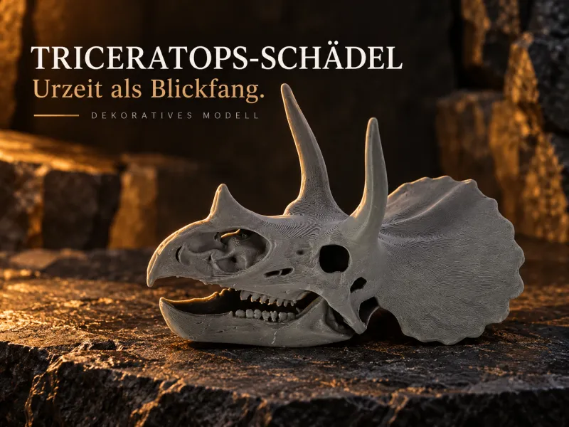 Teschio di Triceratops – Decorazione preistorica