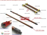 Tiger I Early Sectional Bore Cleaning Rod Set_C.(STL-16)-0