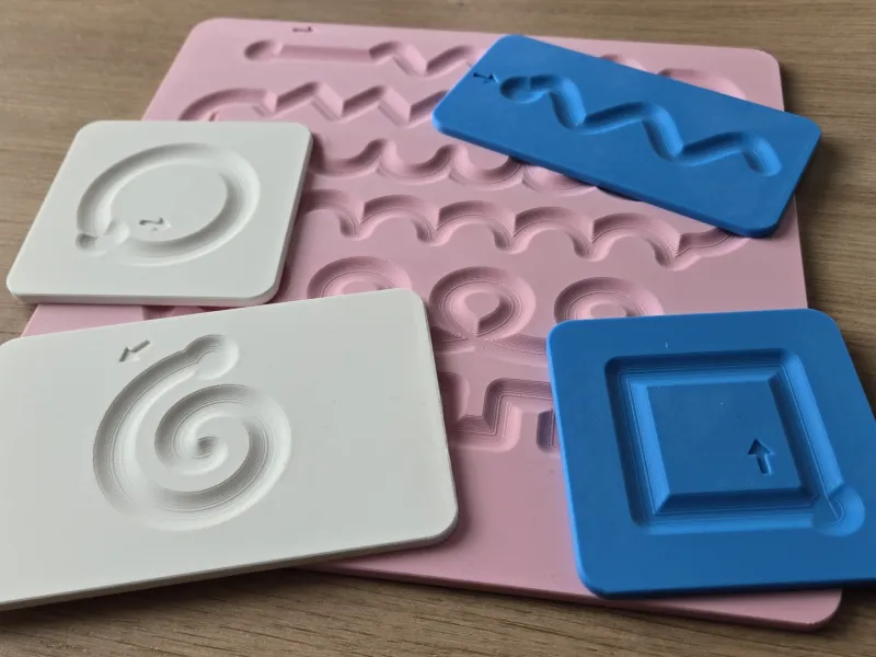 Placas de Traçado para Pré-Escrita: Linhas, Formas e Padrões