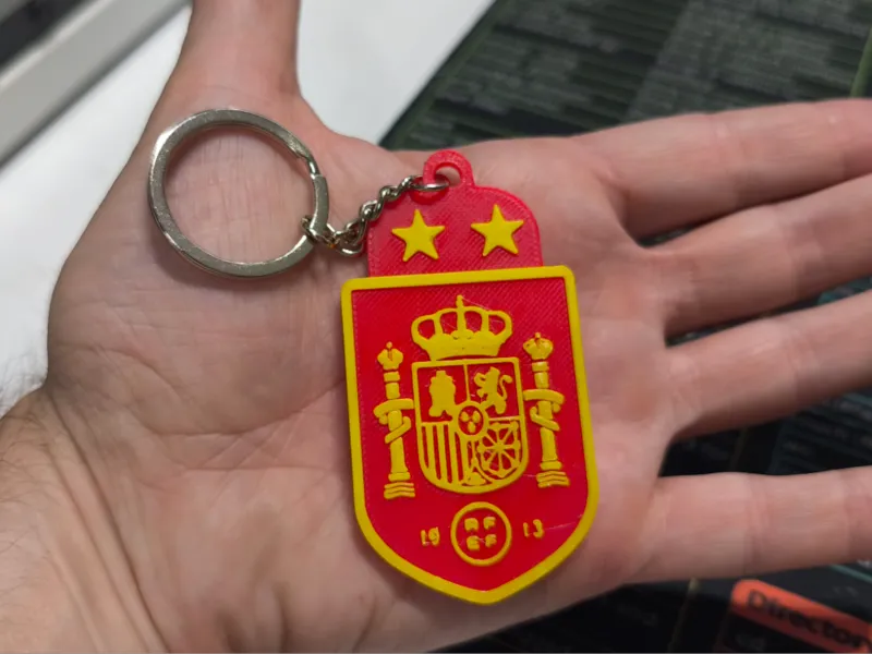 スペイン国章キーホルダー「二つ星」- 2026年版