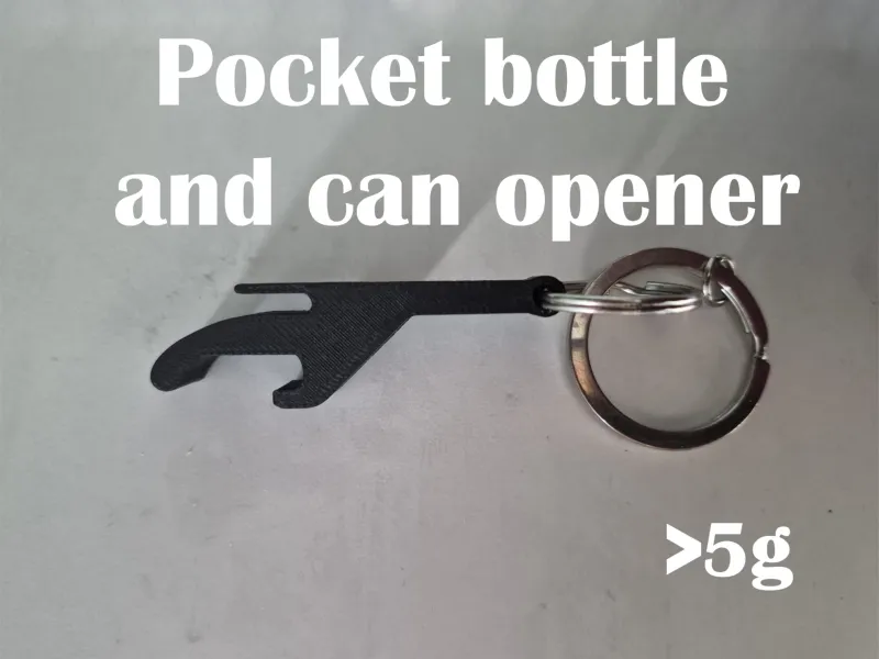 Décapsuleur et ouvre-boîte de poche