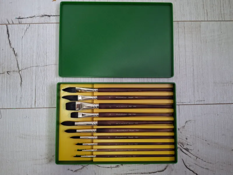 Aquarel penselendoos / watercolor brush box
