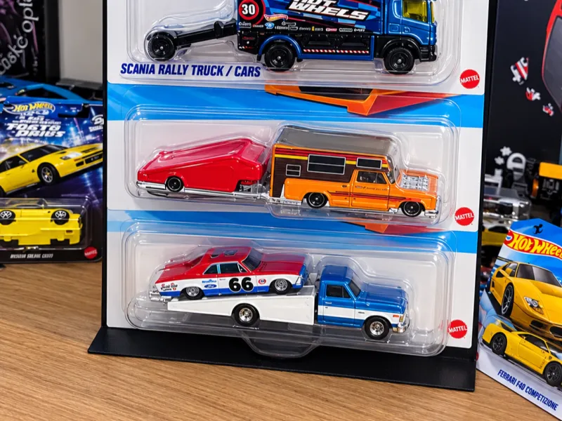 Suport / Expunere / Suport pentru carduri late HotWheels