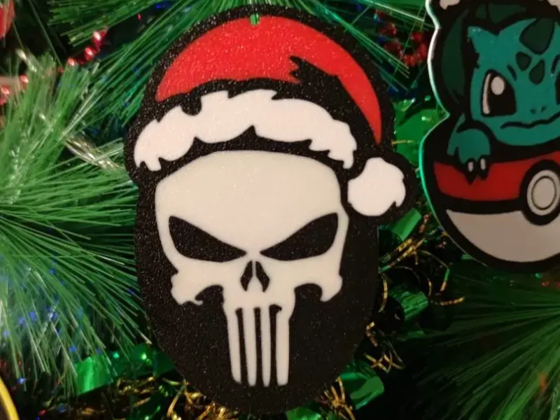 Punisher Christmas Ornament