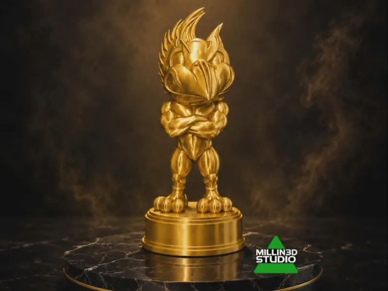 Mascot - Blue jay Bird Trophy