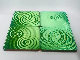 春波荡漾，四款丝绸水波纹理