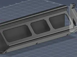 Boing 737 Knee Lighs Panel Frame