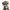 Schattige Chibi Otter die een Schelp Vasthoudt