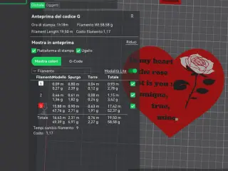 Il Cuore, la Rosa e l'Amore-Un dono unico per san valenti
