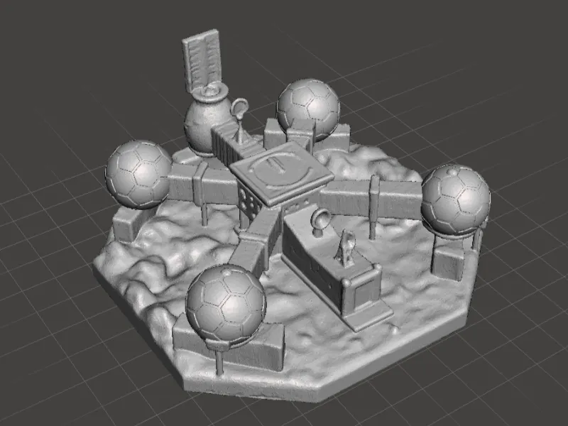 UFO - moonbase - terrain