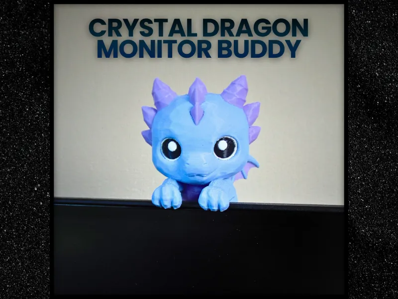 Kristalldrachen-Monitor-Buddy 🖥️🐲