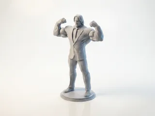 Buff John Wick Figurine Action Hero 3D Printable