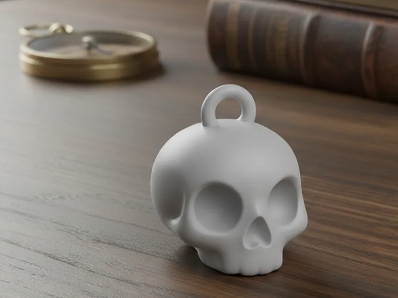 Skull keychain
