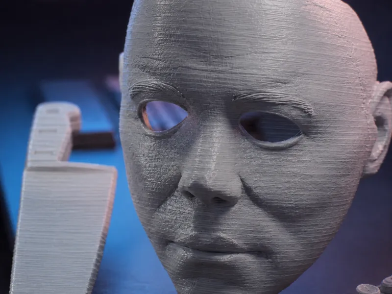 Máscara e Faca do Michael Myers - Halloween - Arte de Fã