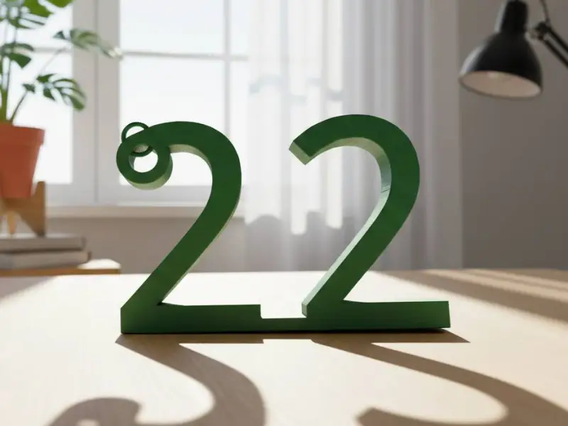 22 hotel room keychain