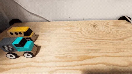 Conjunto de Brinquedos de Veículos ScandiCraft: Ônibus e Caminhão