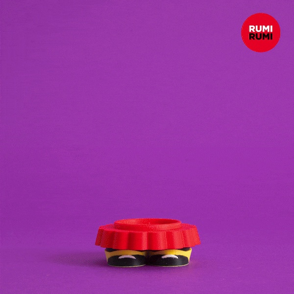 Nova Cyber Cat on a Hoverboard - Rumi Blocks Stackable Toy