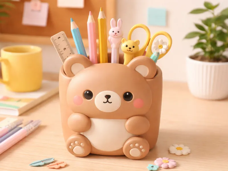 Cute Bear pencil holder